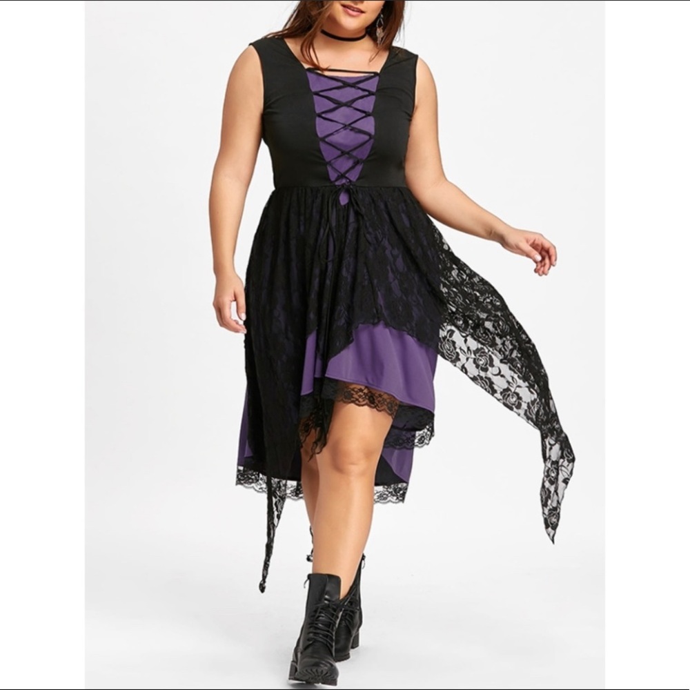 Plus Size Maleficent Costume Set